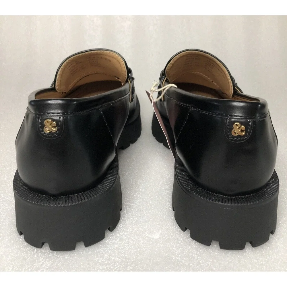 Sam & Libby Women's Black Rylan Lug Sole Loafer Low Top Slip-On 8.5 NEW - Picture 8 of 16